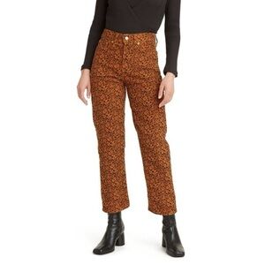 Levi's Patterned Wedgie Straight Pants